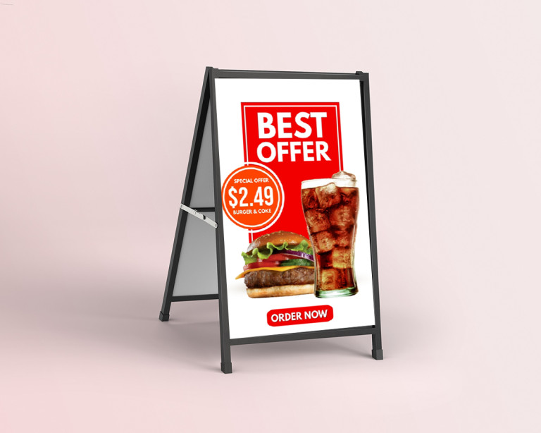 Frame With Stand Exhibition Marketing media-banner kenya branding promotional Custom gift card corporate Notebook banner Pitstop printshop