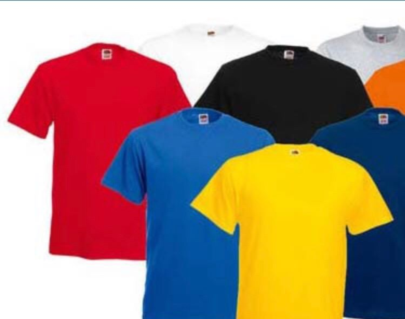 Round collar T-shirt (One color) Clothes kenya branding promotional Custom gift card corporate Notebook banner Pitstop printshop