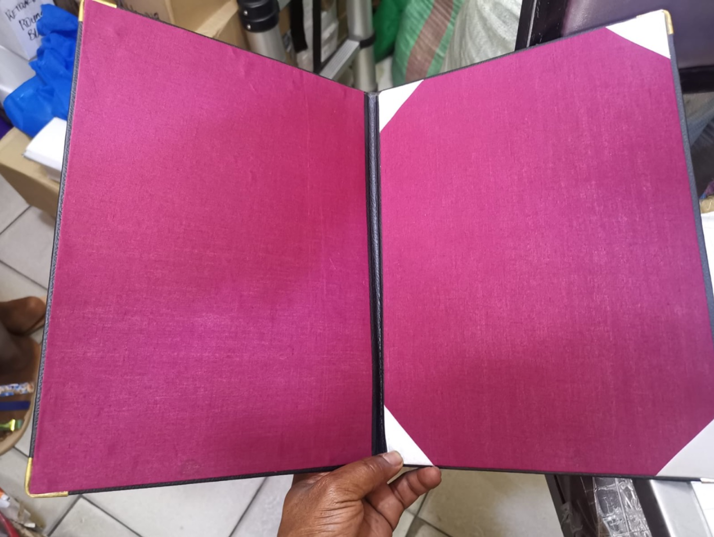 Certificate Holder PU leather Holders kenya branding promotional Custom gift card corporate Notebook banner Pitstop printshop