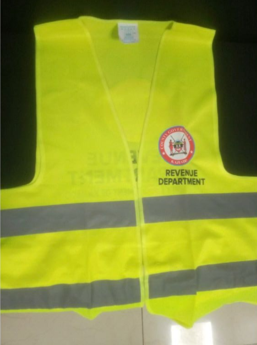 Reflective vests Clothes kenya branding promotional Custom gift card corporate Notebook banner Pitstop printshop