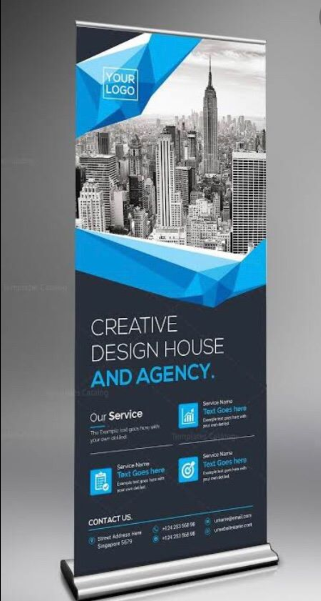 Roller banner (Broadbase stand) Marketing kenya branding promotional Custom gift card corporate Notebook banner Pitstop printshop
